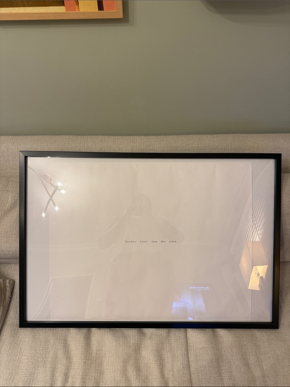 Framed Minimal Black Wall Art Print - Contemporary Neutral Design
